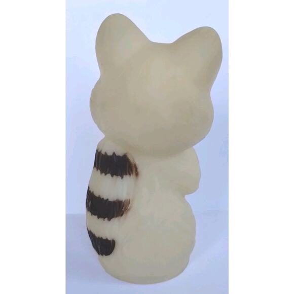 N.T. AUBIN Vintage 60's 5" SIDE EYE RACCOON Squeaky Rubber Toy Calif. USA RARE! - Picture 4 of 11